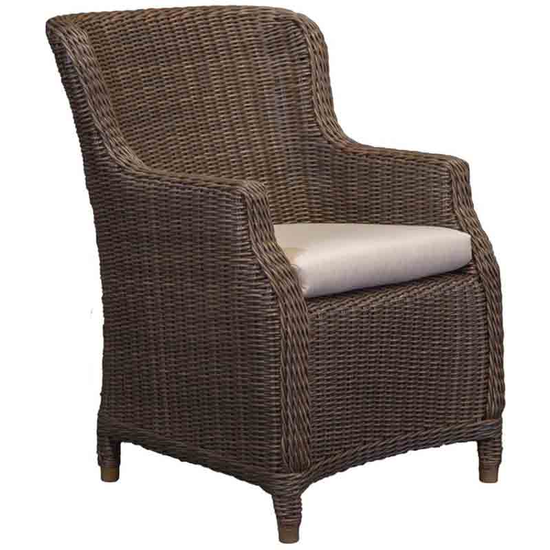 Brighton Outdoor Patio Wicker Dining Arm Chair AC9858 by ...